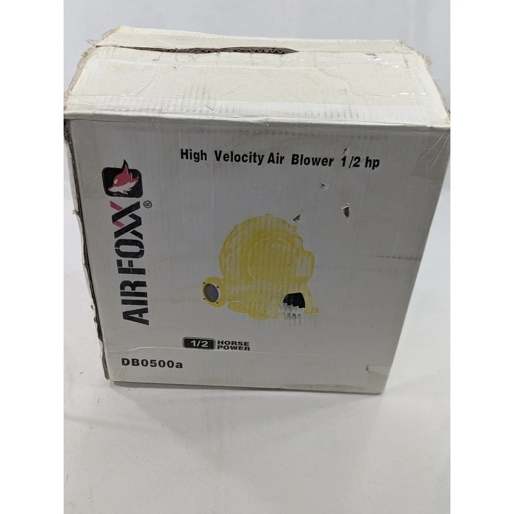 New Open Box AIRFOXX 1/2 HP 500 CEMDB0500a WORKSHOPBLOWER / SPOT‎ C0OLER